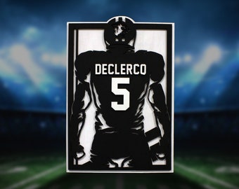 Football Player Sign Customizable