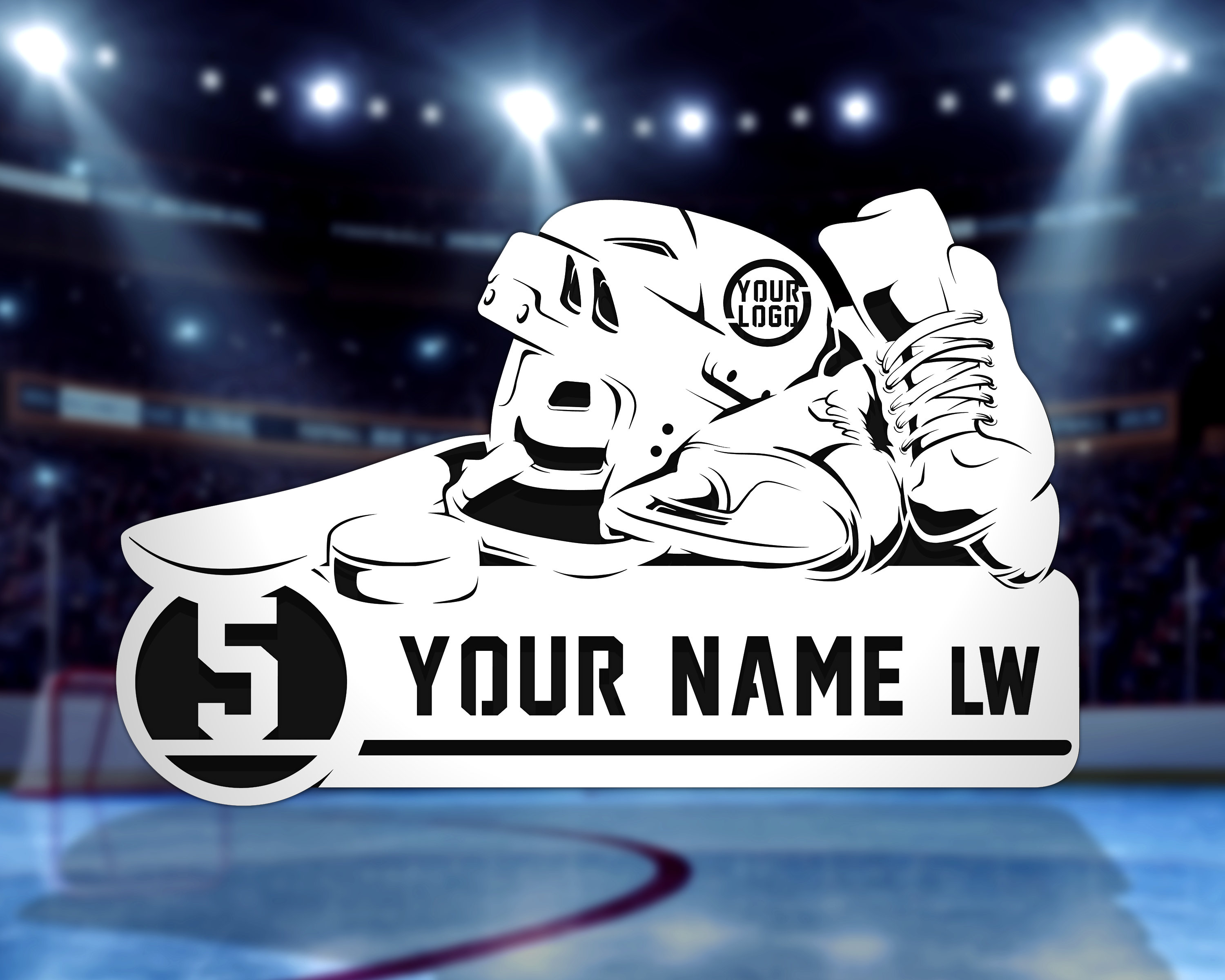 Hockey Sign Customizable - Etsy