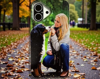 Funda personalizada para iPhone con foto. Fotos de amigos, familiares o mascotas impresas con UV directamente en la funda.