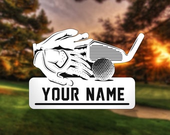 Golf Sign Customizable