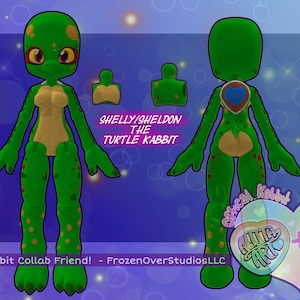 Shelly/Sheldon The Turtle Kabbit STL Download (Full Doll)