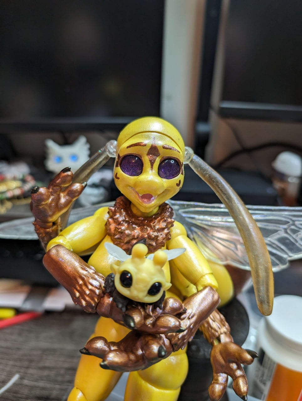 Honeydew Queen Bee BJD: 3D Printed Resin Doll