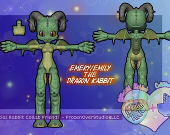 Emily/Emery The Dragon Kabbit STL Download