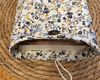 Pochette pour livre, accessoire pour livre, pochette pour tablette, idée cadeau lecture, création artisanale, fait main, envoi gratuit