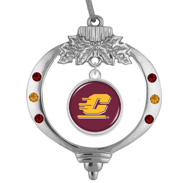 Central Michigan Chippewas Christmas Ornament