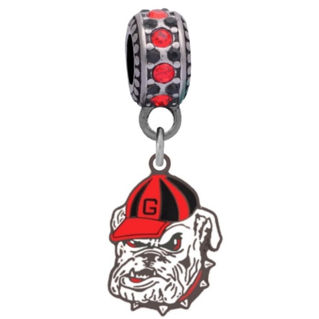 University Charm With Connector Bead Etsy