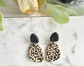Leopard Print Earrings | Etsy Leopard Print Earrings | Etsy