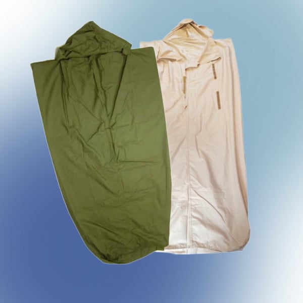 Liner Sleeping Bag - sleeping bag cover, desert or olive, military Surplus