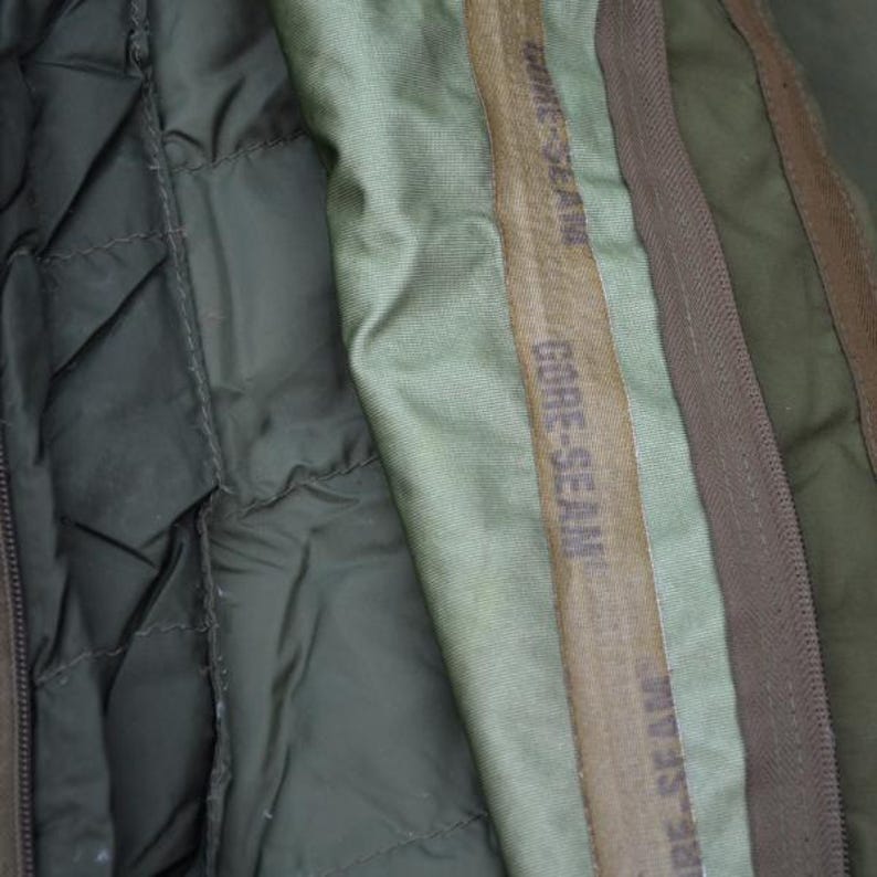 Vintage M58 Dutch Army Winter Sleeping Bag 10C Bivy Cover Gore Seam