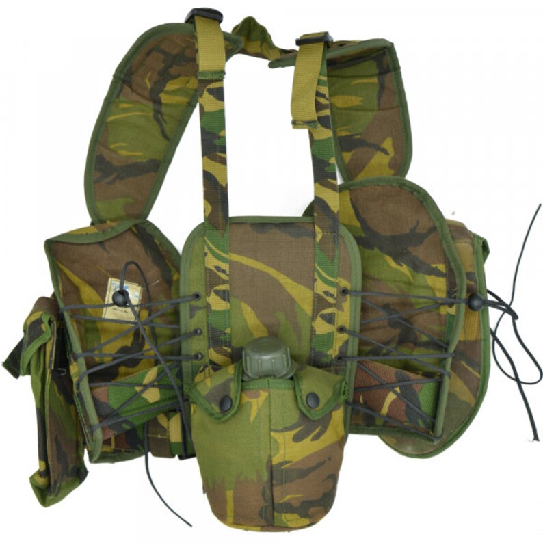 Dutch Army M93 DPM Tactical Vest Pouches Canteen Military Etsy