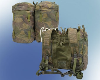 Mochila del ejército británico Bergen Yoke DPM st. recta desde el frente 25L, excedente militar