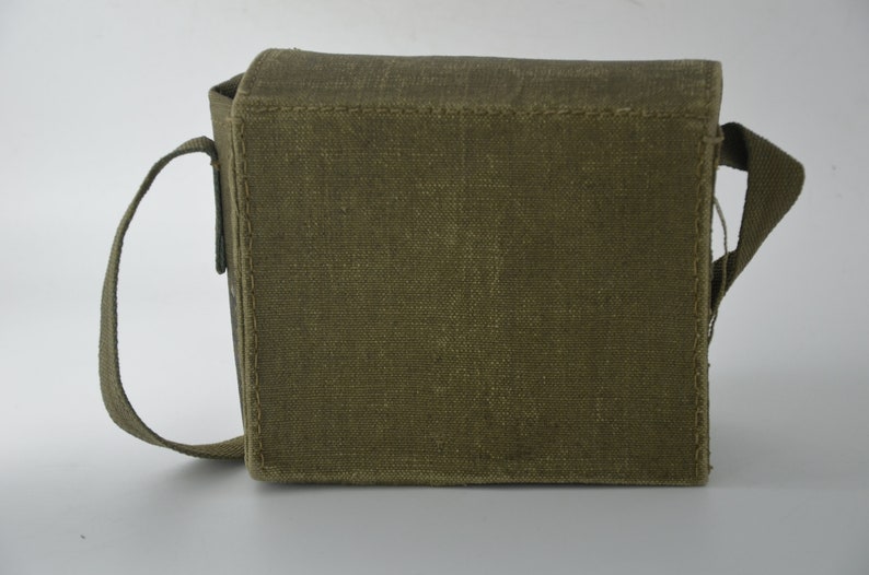 sac messager du quartier général technique vintage, sac à bandoulière de larmée polonaise, surplus militaire image 4