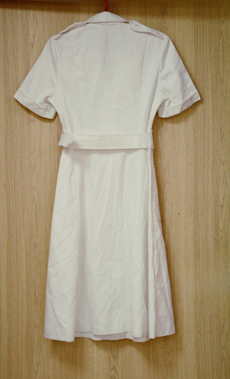 Long White Dress With Belt, Military Dress From British Army Resources ...