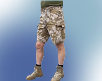 British Army Shorts – Shorts Combat Tropical Desert DPM, britische Sommershorts, Militärüberschuss