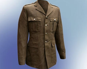 Vestes militaires marron provenant des ressources de l'armée britannique, No. 2, Footguards, écossais, Grade II, surplus militaire #1