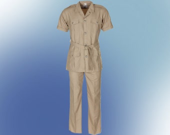 Uniforme Tropical de la Légion Etrangère Safari Kaki MagForce, surplus militaire, chemise + pantalon