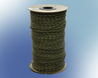 GRAY paracord - 1 m Polish diameter 4 mm, tourist string, military surplus