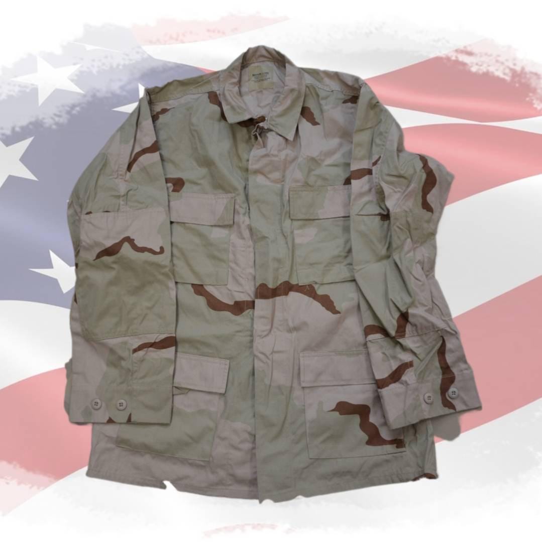Vintage Original Jacket of US Army, Ripstop Military Coat