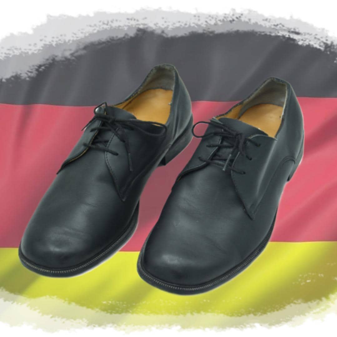 Original Leather Bundeswehr Dress Shoes, Black, Military Original Leather Bundeswehr Dress Shoes, Black, Military