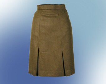 Vintage - Brown British Army Skirt Dress Army No. 2, Military Surplus