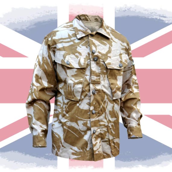 Camicie Del Deserto Britannico Giacca Da Combattimento Militare - Foto 3