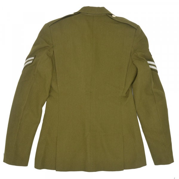 ジャケット・アウター 50s British Army NO.3 DRESS JACKET 50's] BRITISH ARMY GREEN DENIM BATTLE DRESS JACKET SIZE.7