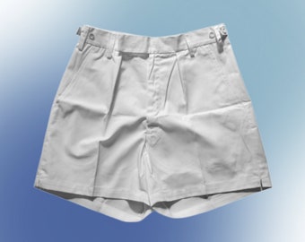 British Army White PTI Tri-Service Shorts - white, men's, military Surplus