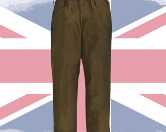 Original British Army No. 2 Dress Wool Trousers, Comfortable Original British Army No. 2 Dress Wool Trousers, Comfortable