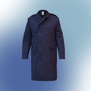 British Army Royal Air Force Coat Navy Blue Military Surplus