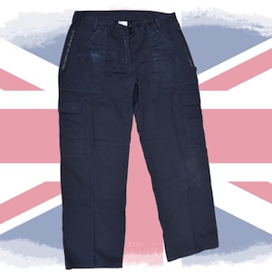 Original British Police Pants Blue Ripstop Durable Uniform Original British Police Pants Blue Ripstop Durable Uniform
