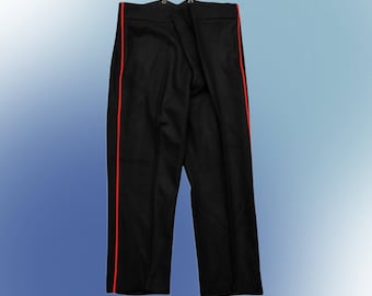 Guardapiés del ejército británico Sargento R&F Músico Pantalones, excedente militar