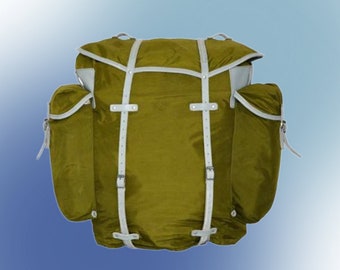 Norwegian Army Vintage Nylon Rack Backpack - 40 Liters, military Surplus