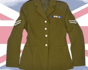 British Army Ladies' No.2 Olive Dress Uniform - 100% Wool