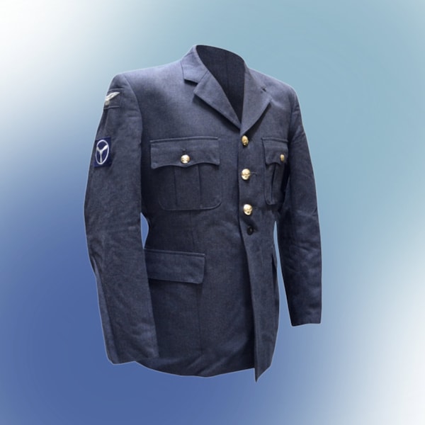 Vintage - Dress Uniform British Navy - Jacket No. 1 RAF, military Surplus