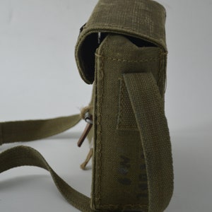 sac messager du quartier général technique vintage, sac à bandoulière de larmée polonaise, surplus militaire image 3