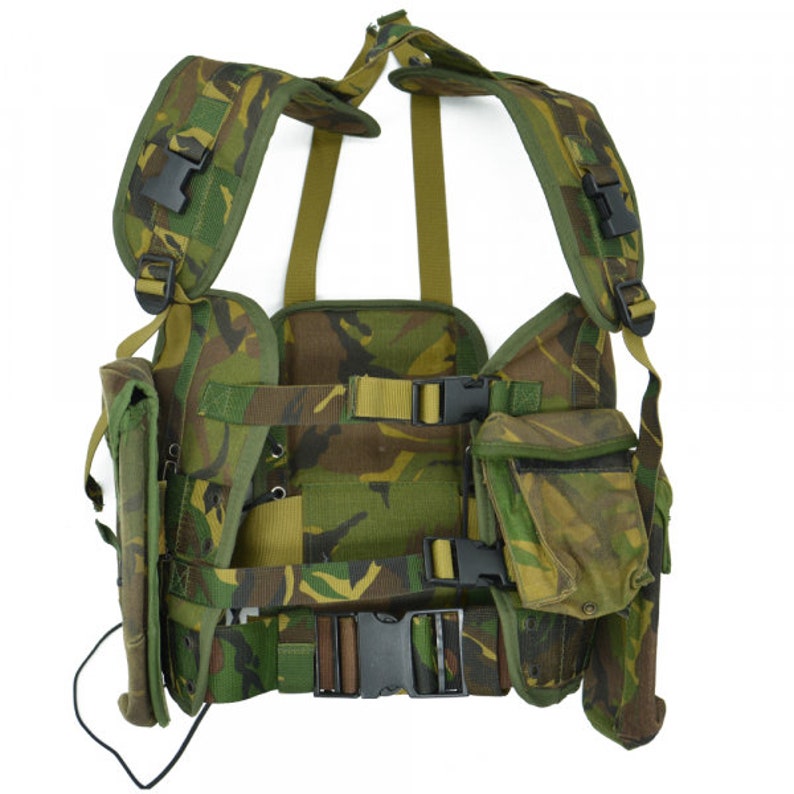 Dutch Army M93 DPM Tactical Vest Pouches Canteen Military Etsy