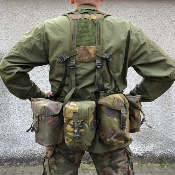 British Army Chest Rig Airborne DPM Tactical Vest SURPLUS - Etsy Australia