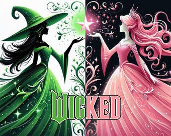 Wicked 20oz Tumbler, Broadway, Movie, Wicked Witch, Broadway Fan, Gift, Secret Santa, Wicked, White Elephant, Stocking Stuffer 1