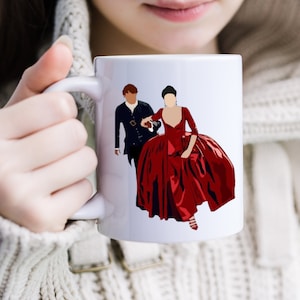 Outlander Mug 15 oz Claire and Jamie Fraser, TV Series, Sassenach, Highlander, Outlander Series, JAMMF Gift for Fans, Outlander Series