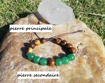 Bracelet Mala Pierres Labradorite - Bijoux en pierres naturelles