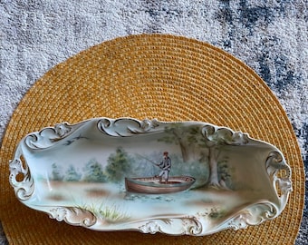 Royal Bayreuth Hand Painted Tray