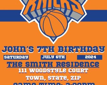 NBA Themed Birthday Party Invitations Score Big on Fun