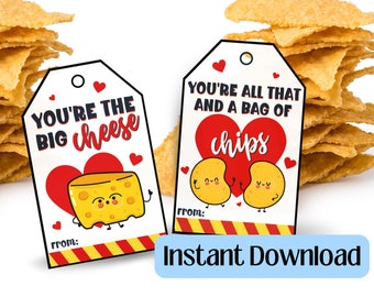 Chips Valentines, Tarjeta de San Valentín Escolar, San Valentín de Clase, Intercambio de San Valentín, San Valentín Imprimible para Niñas, Fiesta de San Valentín, Merienda