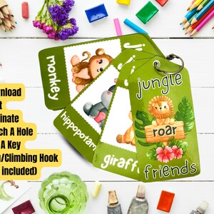 Jungle Busy Tags | Pre-school Cards | Autism Resources | Special Needs ...