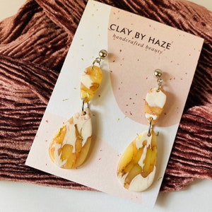 CREAMSICLE Collection | Polymer Clay Earrings