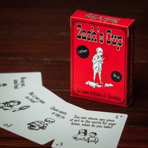 Zach&#39;s Cup, The Game of Mystery & Friendship: Dinner party games, stocking stuffer, travel games.