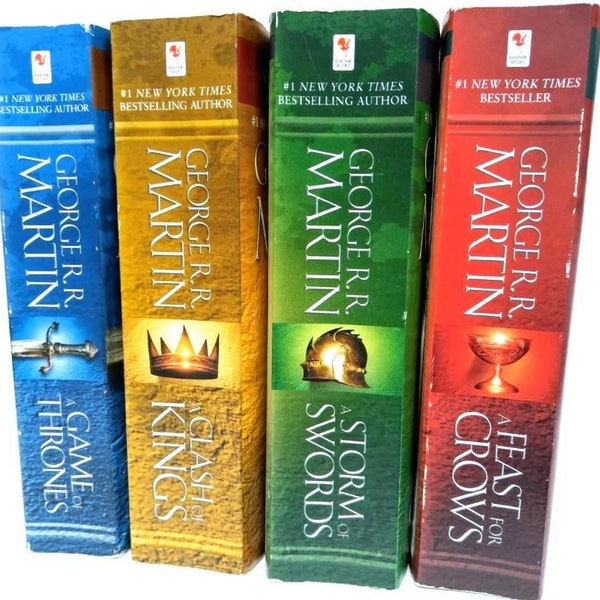 2011 A Game Of Thrones Book Set Four Books George R.R. Martin Bantam Books