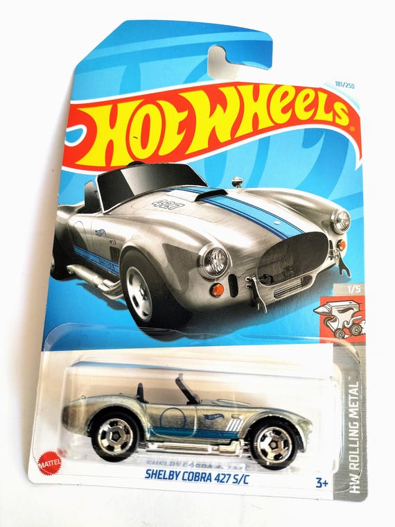 SHELBY Cobra 427 S/C #181/250 Hot Wheels Rolling Metal 1/5 New
