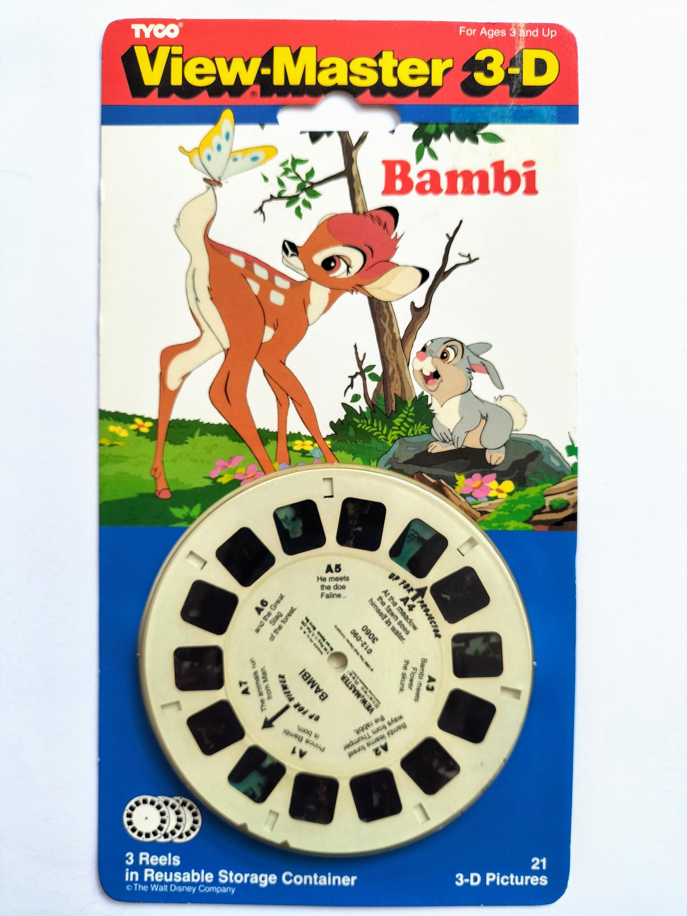 1990s BAMBI Tyco View-master 3-D Walt Disney's New Old Stock BP