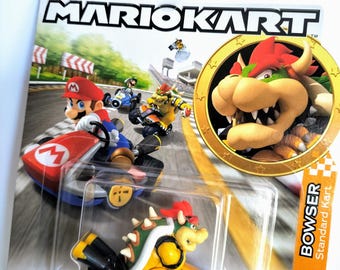 MARIOKART Tanooki Mario Bowser Luigi Diddy Kong Baby Peach Baby Luigi Blå/Grön Yoshi Ljusblå Shy Guy Waluigi HOT WHEELS Gjuten
